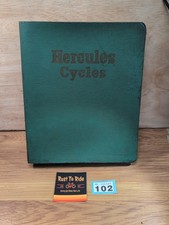 Vintage Bicycle Book Hercules Cycles Dealers Catalogue 1954 Rare Original #102