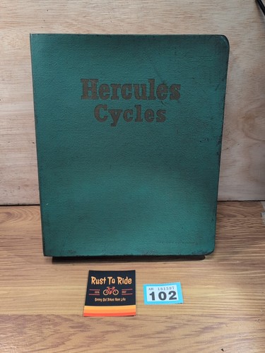 Vintage bicycle book - book, hercules