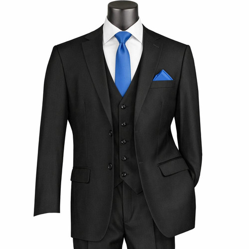 Men button piece suit - 3-piece,