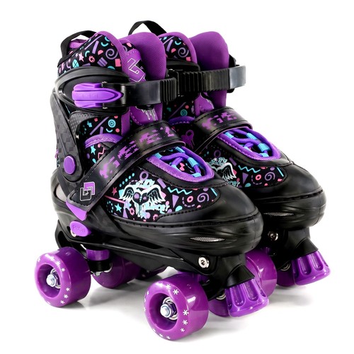 Kids quad skates adjustable - quad,