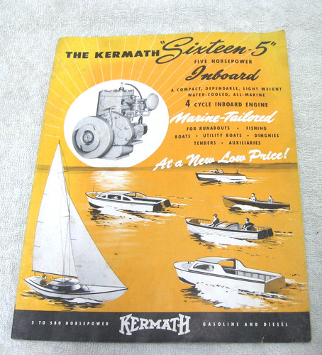 Vintage 1948 kermath sixteen - vintage,