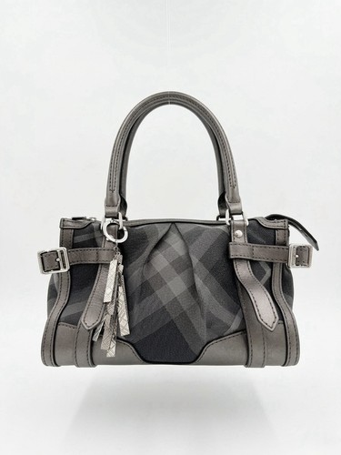 Burberry grey leather - grey, tote