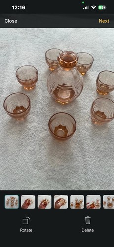 Vintage french art deco pink - vintage,
