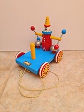 brio clown toy 1950s, Vintage