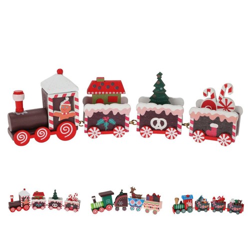 Wooden christmas train - wooden, |