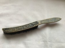 VICTORIAN VERY RARE BOWLER/TOP HAT BRUSH DUNN’S HATS OF LONDON IN GOOD USED COND