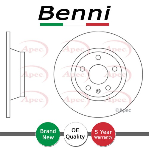Brake disc rear benni fits - rear,