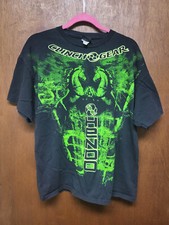 Clinch Gear Hendo Black and Green Shirt Size Large