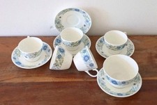 5 x tea cup & saucer Porcelain