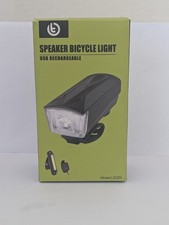 Omeril LD320 USB Bike Light Set Front & Rear with Speaker Horn LED (OPEN BOX)