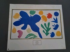 Original Print Matisse Flower Petals Detroit Institute Of Art 1977-78 Poster