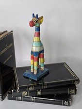 8" HAND CARVED WOODEN MULTI