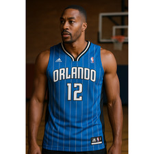 Orlando Magic Dwight Howard #12 Vintage NBA Jersey Adidas Size L