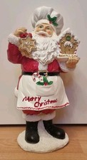 Xmas Santa As Chef  Gnome Outdoor Home Garden Patio Decor Indoor Ornament