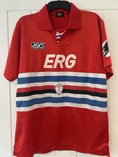 RARE U C Sampdoria 3rd Shirt Size M Signs Of Age