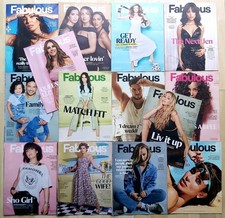 LOT OF 14 x FABULOUS MAGAZINES 2025