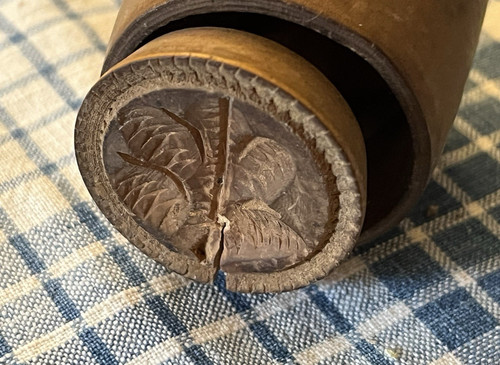 Antique miniature butter mold - antique,