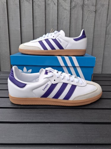 Adidas samba white - samba, purple