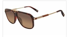 Chopard Polarized Brown Navigator Sunglasses - Gold Real Wood - £800