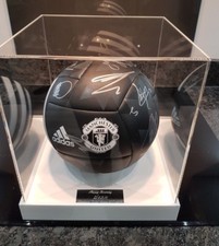 Clear Acrylic Football Display Case Box Unit Perspex Sports Memorabilia