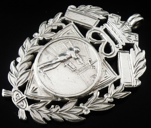 Large sterling silver rifle - silver,