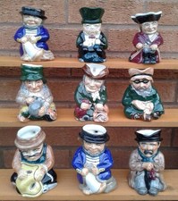 ROY KIRKHAM POTTERY - SELECTION OF CHARACTER / TOBY JUGS.