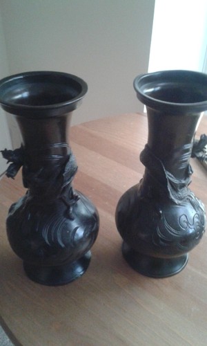 Incense burners vases - or, vases,pair