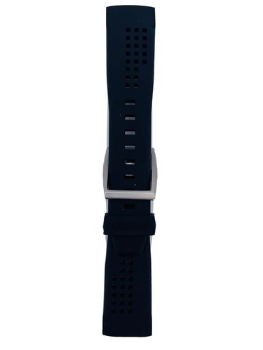Locman strap with black rubber - with,