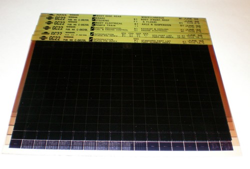 Microfiche spare parts catalog - microfiche,