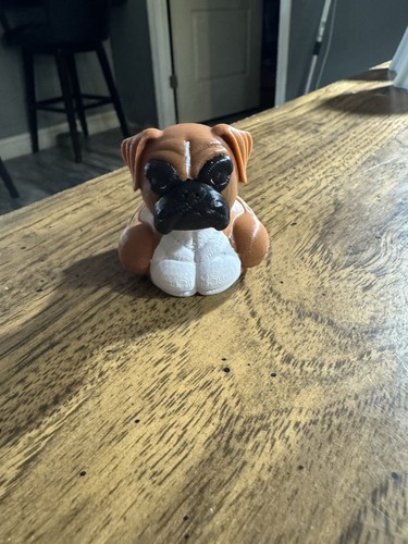 Boxer dog printed - boxer,