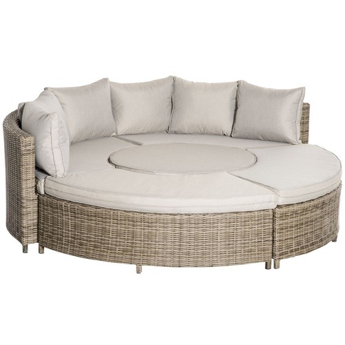 Transformable seater rattan - transformable, 8-seater