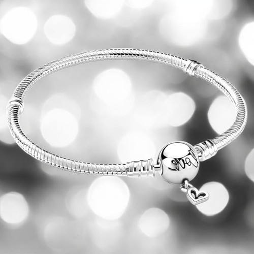 Silver snake chain bracelet - snake,