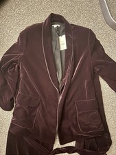 Whistles Burgundy Velvet