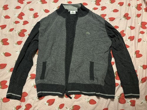 Lacoste grey cardigan men - lacoste, men's