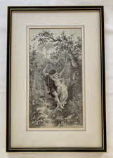 Woven Silk Picture French