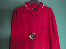 Mens Red Shirt New Soft Touch