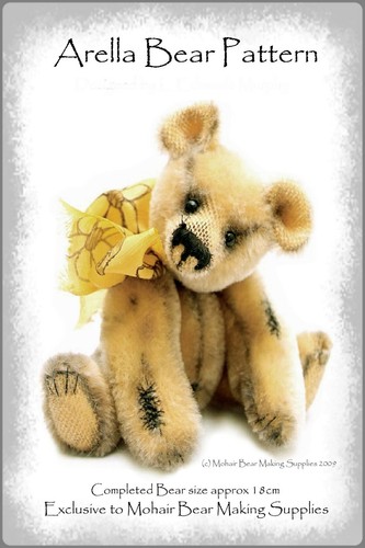 Ooak mohair teddy - ooak, sewing