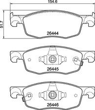 FRONT BRAKE PAD SET DISC BRAKE