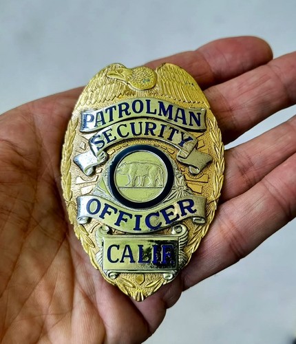 Movie prop badge california - movie, badge-