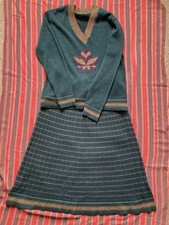 Frank Usher Vintage Twin Set Size 14 In Excellent Condition See Photos