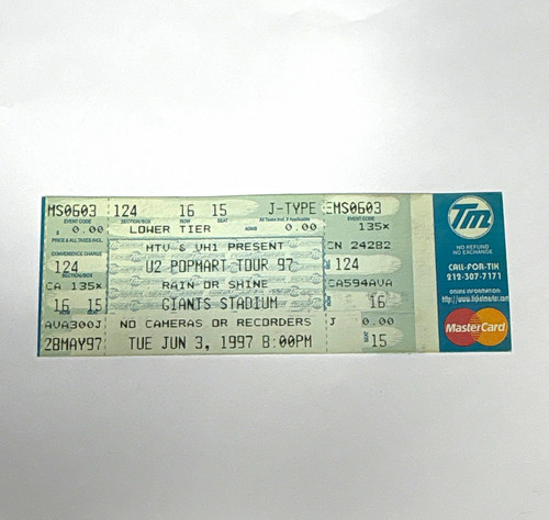 Popmart tour 1997 - u2,