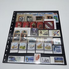 2006  Selection of Russian Stamps On Front And Reverse of Display Sheet 