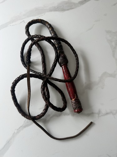 Genuine antique leather bull - leather,