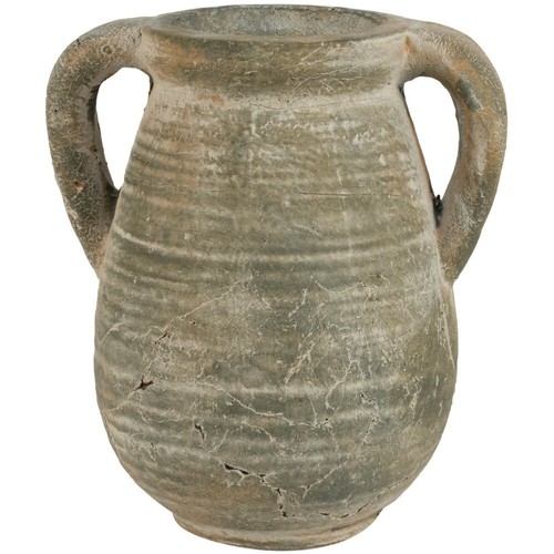 Stone urn vase - stone, with