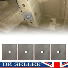 4x Van Seat, Crew Or Camper Conversion Spreader Steel Plates 6mm Thickness