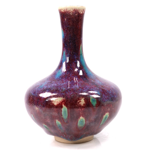 Danish art pottery flambe - art,