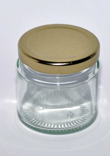 Round jar glass jam - glass, marmalade