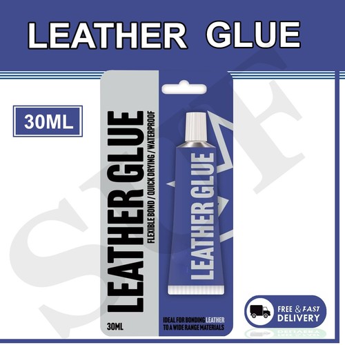 Leather glue bond repair - leather,