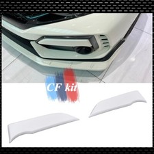 Frp Side Lip Splitter For 17+ Honda Civic Type R 10th Mugen Style Fk8 Hatchback