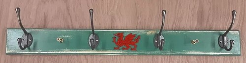 Handmade welsh dragon painted - handmade,